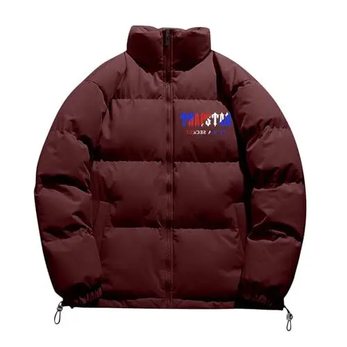 Produktbild: Trapstar Trapstar Jacke Damen Damen-Jacken Herbstjacke Damen Trapstar Winterjacke Herren Mäntel Frauen Leichte Steppjacke Damen Winterparka Mantel Damen Steppjacke Damen Leicht Jeansweste Rot L