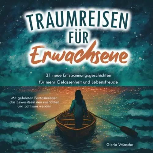 Produktbild: Traumreisen für Erwachsene: 31 neue Entspannungsgeschichten für mehr Gelassenheit und Lebensfreude - Mit geführten Fantasiereisen das Bewusstsein neu ausrichten und achtsam werden
