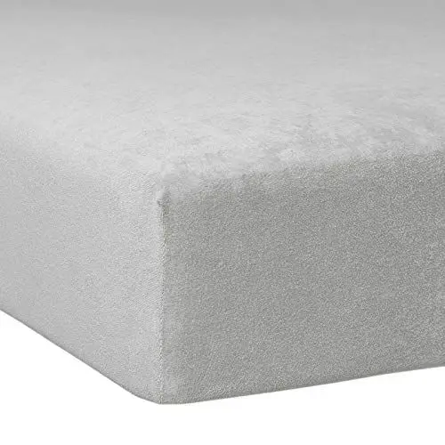 Produktbild: Traumschlaf kuschelig weiches Flausch Biber Spannbettlaken mit Rundumgummi, Gute Formstabilität - in weiteren Größen, Farben 140x200 cm - 160x200 cm Platin