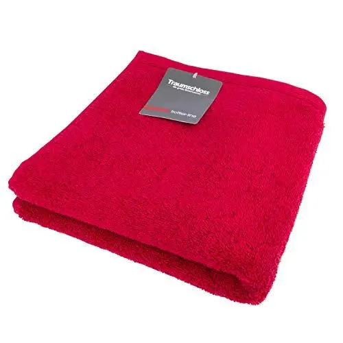 Produktbild: Traumschloss Duschtuch »Frottier-Line« 100% Baumwolle | flauschig weich | Bordeaux | 70x140cm
