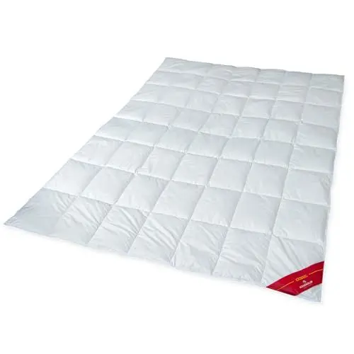 Produktbild: Traumschloss Künsemüller Bettdecke »Classic« 135x200cm, 90% Neue canadische Wilddaunen | Mako-Batist Baumwollbezug | Hausstauballergiker geeignet | Wärmeklasse normal