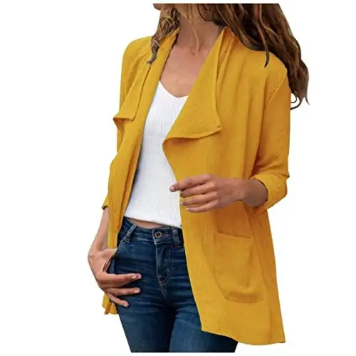 Produktbild: Travel Must Have, Meine Bestellungen Anzeigen 2024, Damenjacke Für Winter Mantel Damen Mantel Jacke Soild Cardigan Langarm Mantel Mode Oberbekleidung Jacke Strickjacken Männer, Outlet Damen Sale