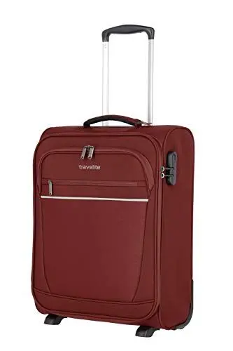 Produktbild: Travelite Bordtrolley Handgepäck Koffer leicht, 2 Rollen, Cabin, Weichgepäck Trolley klein mit Schloss, 52 cm, 39 Liter