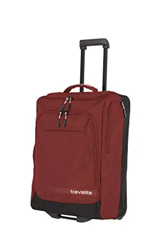 Produktbild: Travelite Trolley Reisetasche mit Rollen klein, Kick Off, praktischer Boardcase Handgepäck Trolley für Urlaub und Sport, 55 cm, 44 Liter