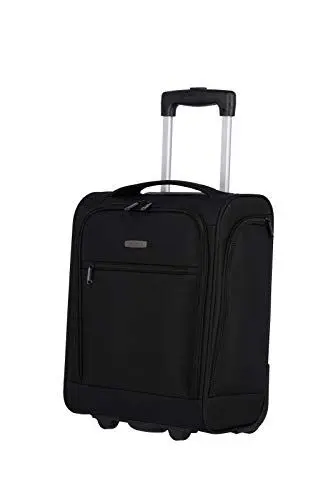 Produktbild: Travelite Handgepäck Koffer leicht, mit Liquids Bag, 2 Rollen, Cabin Underseater, Weichgepäck Trolley klein, 43cm, 28 Liter