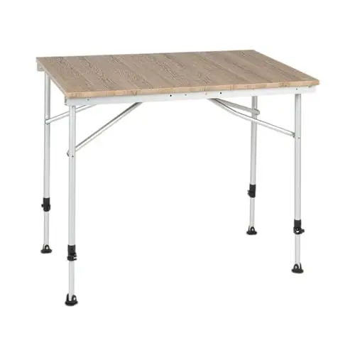 Produktbild: TravelLife Campingtisch Sorrent Ausziehbar Honeycomb Braun 80/110/140cm