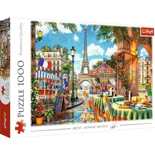 Produktbild: Trefl 10622 Puzzle, Pariser Morgen, 1000 Teile, für Kinder ab 12 Jahren