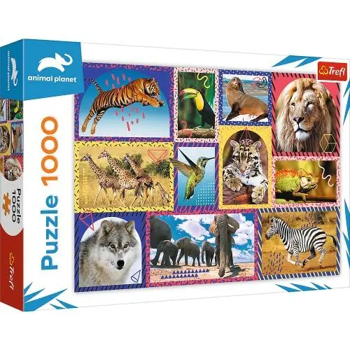 Produktbild: Trefl, Puzzle, Wilde Natur, 1000 Teile, Premium Quality, für Erwachsene und Kinder ab 12 Jahren