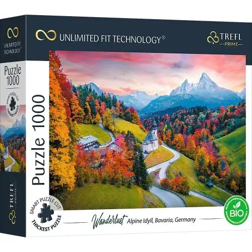 Produktbild: UFT Puzzle 1000 - Wanderlust: Alpenidylle, Bayern