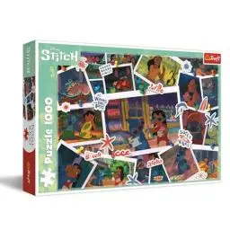 Produktbild: Trefl 10882 Stich Lilo & Stitch, Süße Erinnerungen 1000 Teile-Puzzle mit Märchenfiguren, kreative Unterhaltung, für Erwachsene und Kinder ab 12 Jahren, Mehrfarbig