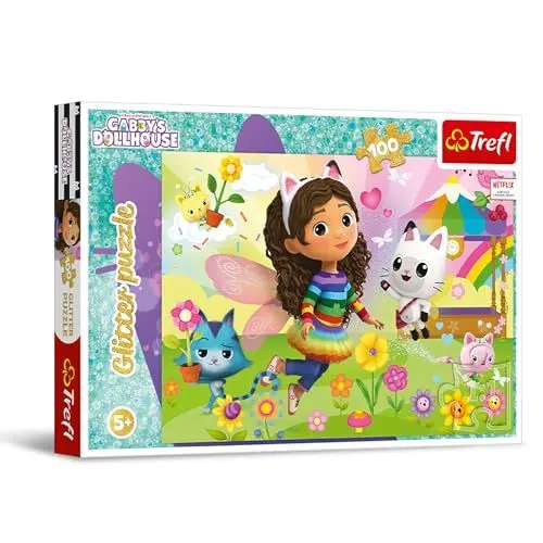 Produktbild: Glitter Puzzle 100 - Gabby's Dollhouse