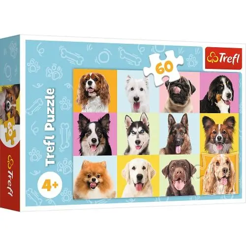 Produktbild: Puzzle 60 - Hunde