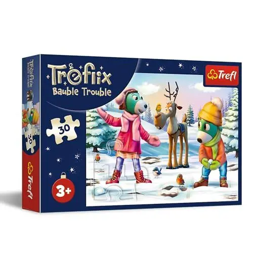 Produktbild: Trefl - The Treflik Family, Weihnachtszeit der Trefliks - 30 Teile Puzzle - EIN Weihnachtspuzzle mit Märchenfiguren, für Kinder ab 3 Jahren