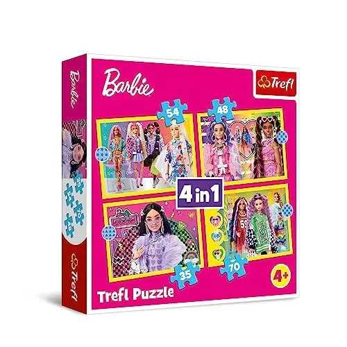Produktbild: 4 in 1 Puzzle - Barbie