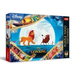 Produktbild: Trefl Premium Plus Quality - Puzzle Iconic Moments: Der König der Löwen - 1000 Elemente, Puzzle-Serie mit Lieblingshelden, Ideale Anpassung der Teile, für Erwachsene und Kinder ab 12 Jahren