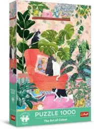 Produktbild: Trefl Premium Plus Quality - Puzzle The Art of Colour: Zuhause ist es doch am schönsten - 1000 Elemente, Serie voller Farben, Ideale Anpassung der Teile, für Erwachsene und Kinder ab 12 Jahren