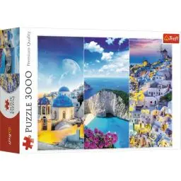 Produktbild: Trefl, Puzzle, Griechischer Urlaub, 3000 Teile, Premium Quality, für Erwachsene und Kinder ab 15 Jahren