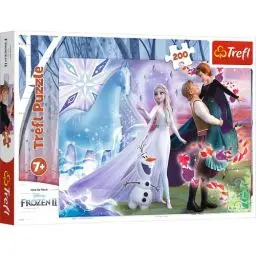 Produktbild: Trefl, Puzzle, Magische Welt der Schwestern, Disney Frozen 2, 200 Teile, für Kinder ab 7 Jahren