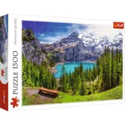 Produktbild: Trefl, Puzzle, Oeschinensee, Alpen, Schweiz, 1500 Teile, Premium Quality, für Erwachsene und Kinder ab 12 Jahren, Farbig