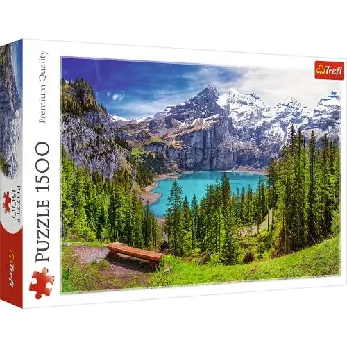 Produktbild: Trefl, Puzzle, Oeschinensee, Alpen, Schweiz, 1500 Teile, Premium Quality, für Erwachsene und Kinder ab 12 Jahren, Farbig