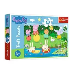 Produktbild: Trefl, Puzzle, Spielen im Sommer, Peppa Pig, 60 Teile, für Kinder ab 4 Jahren, Farbig