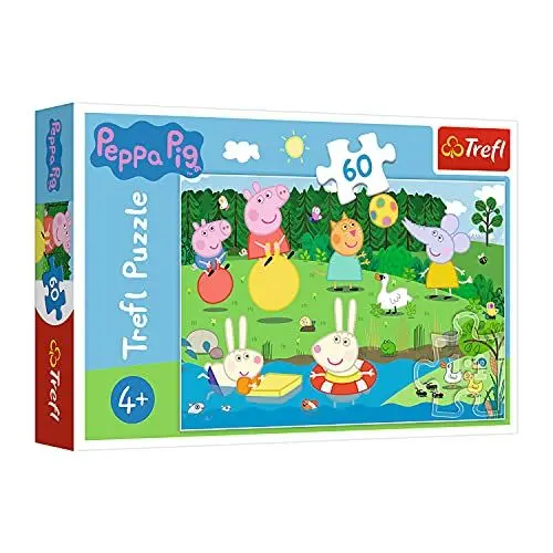 Produktbild: Trefl, Puzzle, Spielen im Sommer, Peppa Pig, 60 Teile, für Kinder ab 4 Jahren, Farbig