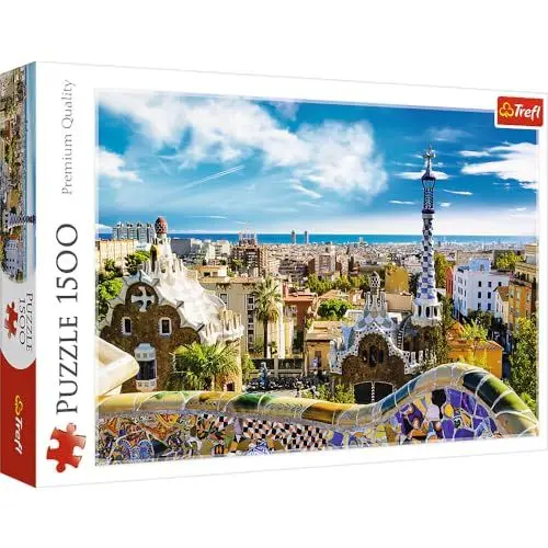 Produktbild: Trefl 26147 Puzzle, Park Güell, Barcelona, 1500 Teile, Spanien, Premium Quality, für Kinder ab 12 Jahren