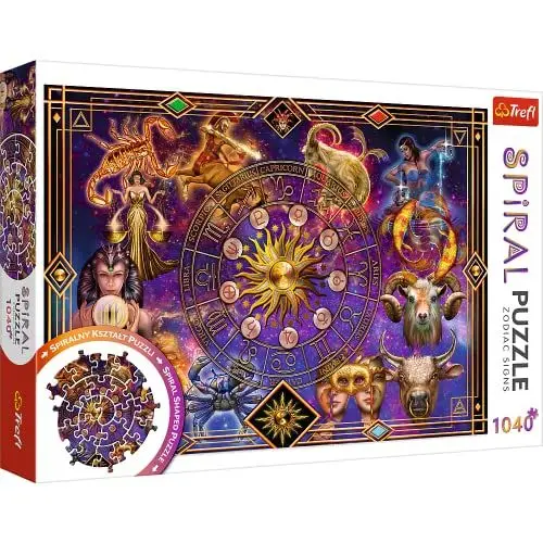 Produktbild: Trefl TR40015 Puzzle-Sternzeichen, 1040 Teile, Spiralpuzzle, Premium-Qualität für Erwachsene und Kinder ab 12 Jahren, Tierkreiszeichen