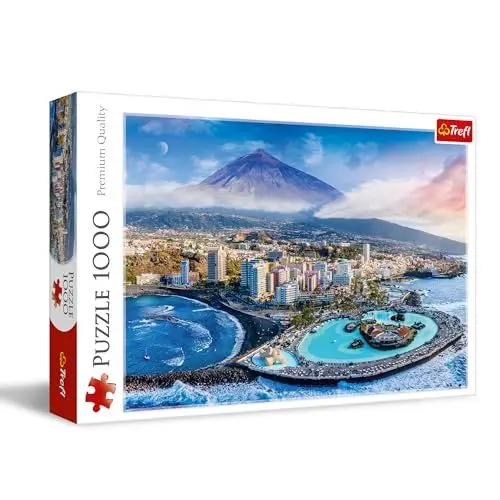 Produktbild: Trefl - Aussicht auf Teneriffa, Spanien - Puzzle 1000 Elemente - DIY-Spiel mit Urlaubslandschaft, Kreative Unterhaltung, Spaß, Klassisches Puzzle für Erwachsene und Kinder ab 12 Jahren