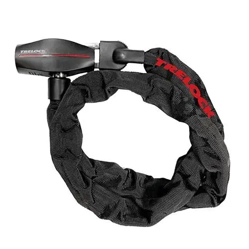 Produktbild: TRELOCK BC 480 Kettenschloss – Länge 110 cm – Kettenglieder 8 mm – Sicherheitsstufe 13 – Fahrradschloss mit 2 Schlüsseln