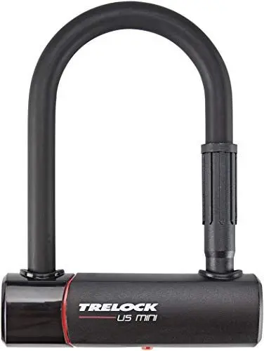 Produktbild: Trelock Unisex – Erwachsene Bügelschloss-2232025911 Bügelschloss, schwarz, 83-140mm