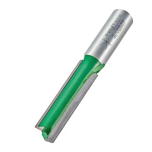 Produktbild: Trend CraftPro Zweischneidiger Spiralnutfräser, 1/2 Zoll Schaft, 12,7 mm Schnittdurchmesser, 50 mm Schnittlänge, Hartmetallbestückt, C153X1/2TC