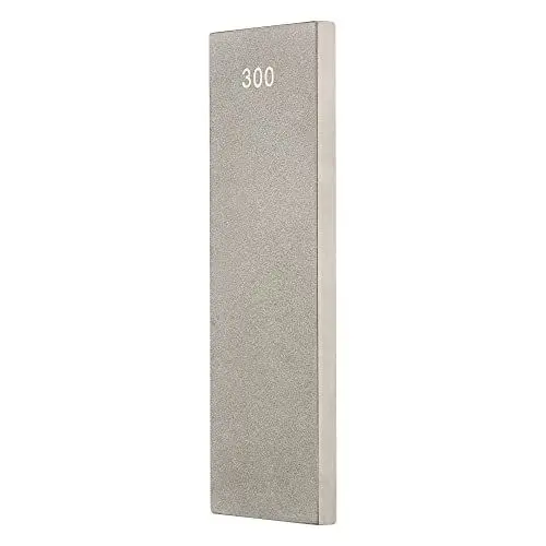 Produktbild: Trend Diamant Schleifbankstein, 6 x 2 Zoll, beidseitiger 300/1000 Körnung Schleifbankstein mit Reinigungsblock und rutschfester Matte, DWS/W6/FC