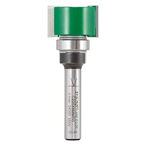 Produktbild: Trend CraftPro Intumeszenzfräser, 8 mm Schaft, 15 mm Schnittdurchmesser, 24 mm Schnittlänge, Hartmetallbestückt, C220X8MMTC