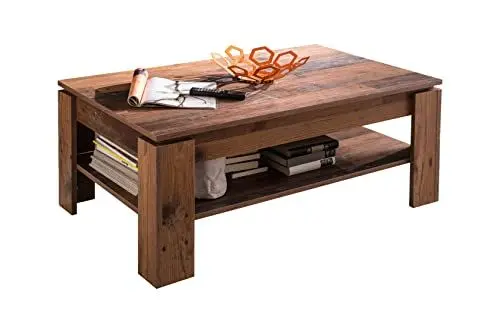 Produktbild: trendteam smart living - Couchtisch Tisch Wohnzimmertisch - Wohnzimmer - Indy - Aufbaumaß (BxHxT) 110 x 47 x 65 cm - Farbe Old Wood - 187911824