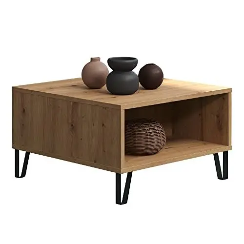 Produktbild: trendteam smart living - Couchtisch Wohnzimmertisch - Wohnzimmer - Touch - Aufbaumaß (BxHxT) 60 x 37 x 60 cm - Farbe Artisan Eiche - 110011407