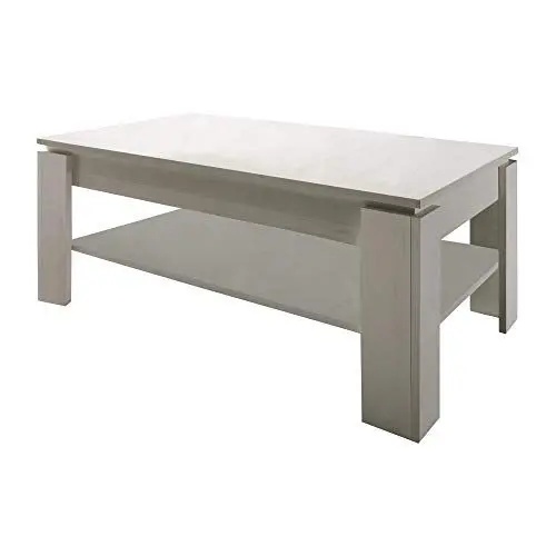 Produktbild: trendteam smart living - Couchtisch Wohnzimmertisch - Wohnzimmer - Universal - Aufbaumaß (BxHxT) 110 x 47 x 65 cm - Farbe Pinie Weiß Struktur - 110011256