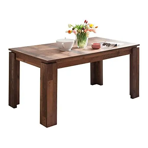 Produktbild: trendteam smart living - Universal - Esstisch - Alteiche - ausziehbarer Küchentisch - (BxHxT) 160-200 x 77 x 90 cm - Esszimmertisch in rustikaler Optik - Kratzfest