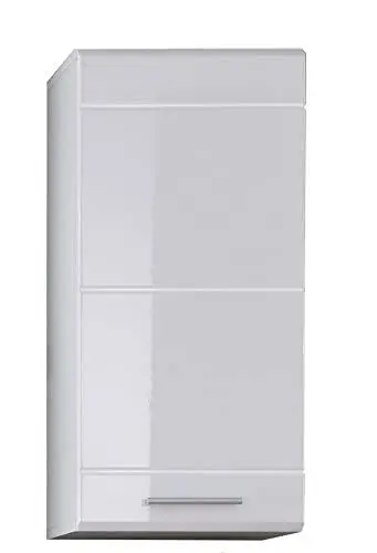 Produktbild: trendteam smart living - Hängeschrank Wandschrank - Badezimmer - Mezzo - Aufbaumaß (BxHxT) 37 x 77 x 23 cm - Farbe Weiß - 128050101