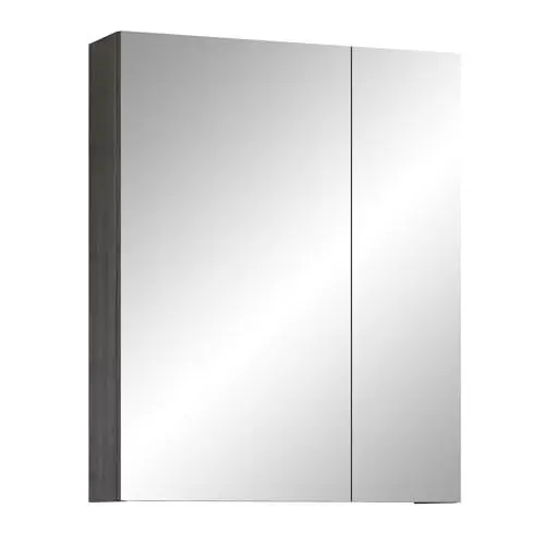 Produktbild: trendteam smart living - Spiegelschrank Spiegel - Badezimmer - Riva - Aufbaumaß (BxHxT) 60 x 75 x 16 cm - Farbe Weiß mit Rauchsilber - 211040303
