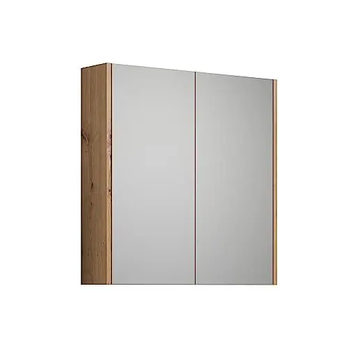 Produktbild: trendteam smart living - Touch - Spiegelschrank - Artisan Eiche - 3 Fächer und 2 Einlegeböden (BxHxT) 69 x 70 x 15 cm - Einlegeböden auf 3 Höhen verstellbar - kratzfest