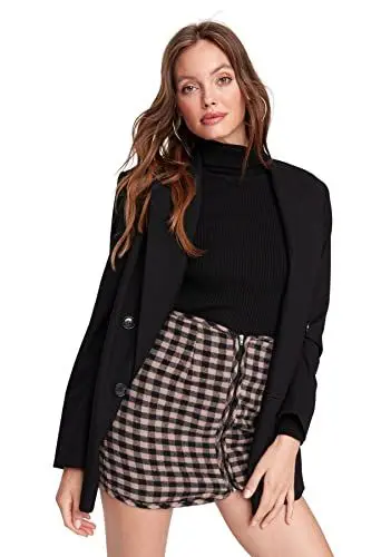Produktbild: TRENDYOL Damen Trendyol Damen Mini Bodycone A-linie Webstoffürock Skirt, Beige, 34 EU