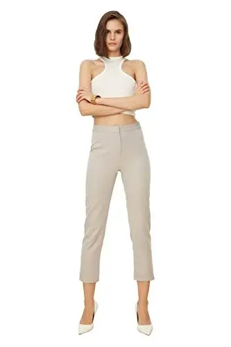 Produktbild: TRENDYOL Damen Trendyol E Zigaretten Pants Chino, Gray, 36