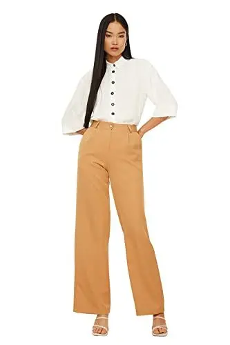 Produktbild: TRENDYOL Damen Trendyol der Mutor-grundn Pants, Braun, 38 EU