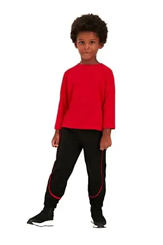 Produktbild: Trendyol Baby Girls Herren Mittlerer Bund Jogger Jogginghose Sweatpants, Black, 4T