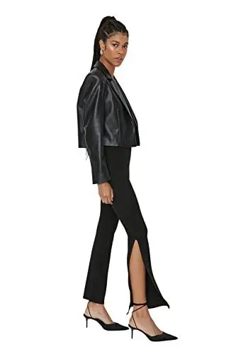 Produktbild: Trendyol Damen Black Culotte Fit Fit Knitted Pants, Schwarz, XS EU