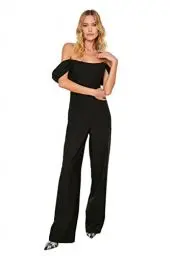 Produktbild: Trendyol Damen Einfarbig Gewebter Jumpsuit Overalls, Schwarz, 38