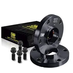 Produktbild: OMP Speed Satz von 2 Spurverbreiterungen Doppelzentriert Stärke: 20mm PCD: 5x108 CB: 65.1 OD: 139 Schrauben x10 M12x1.25 Kegel Schwarz Aluminium - OMPS08562001