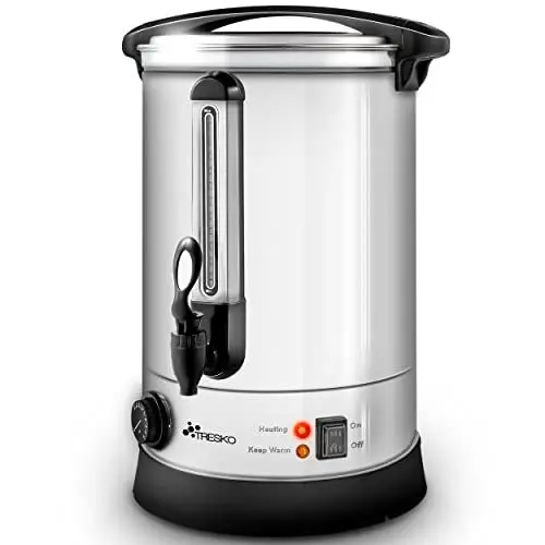 Produktbild: TRESKO® Glühweinkocher 20L / 2500W Einkochautomat aus Edelstahl Glühweinkessel Glühweinautomat Heißgetränkeautomat Heißwasserspender