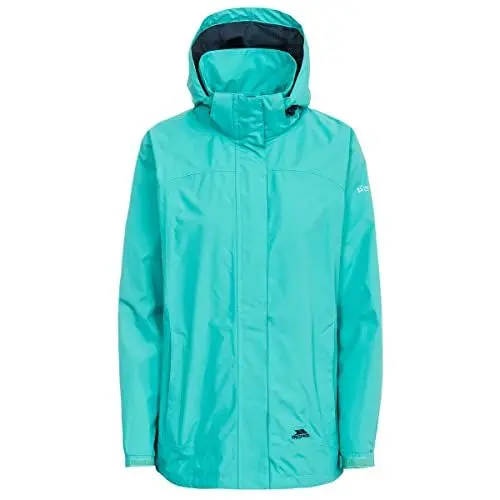 Produktbild: Trespass Damen Regenjacke Mit Einrollbarer Kapuze Nasu II, Lagoon, XXS, FAJKRAM10014_LAGXXS